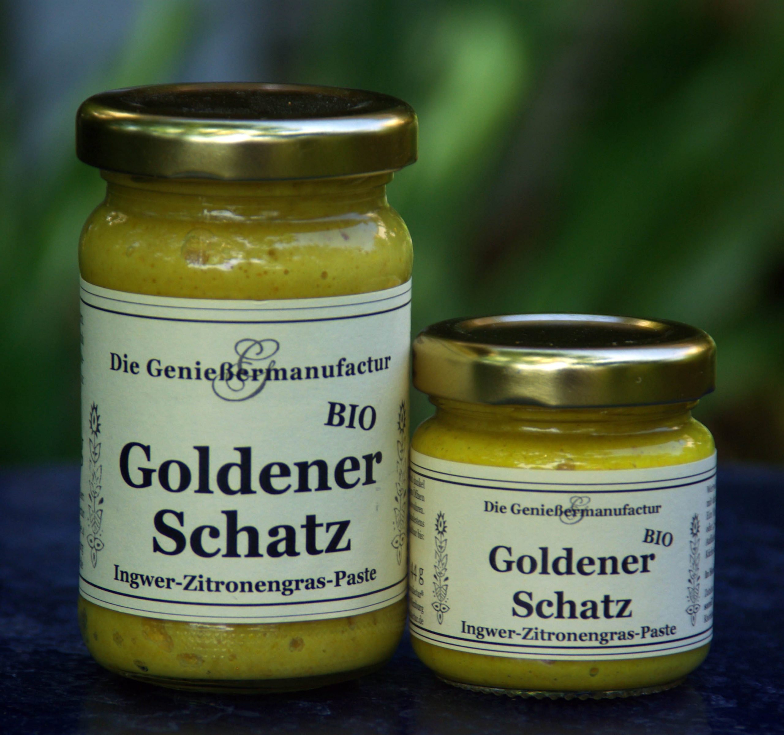 Goldener Schatz BIO Ingwer-Zitronengras-Paste Curry Handwerk